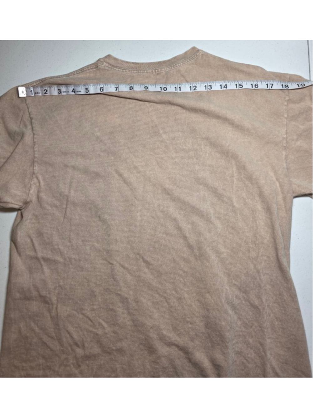 Barbie Afro Graphic Tee Beige Y2K Retro Barbiecore T Shirt Size M - Picture 8 of 9